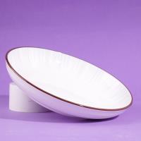 8.35-inch fruit platter - Time Grey