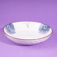 8 inch Rainstone Plate - Flower Language