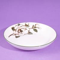 7.25-inch cheese plate - Camellia