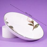 7.25-inch cheese plate - Camellia