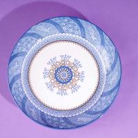 7-inch cheese plate - ethnic style