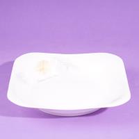 8.5-inch Auspicious Plate - Golden Feather