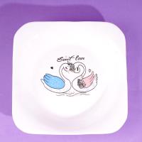 8.5-inch auspicious plate - Swan