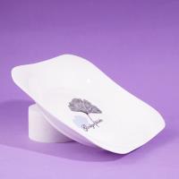 8.5-inch Auspicious Plate - Ginkgo Leaf