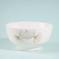 5-inch Yingchun Bowl - New Ginkgo Leaf Design