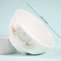 5-inch Yingchun Bowl - New Ginkgo Leaf Design