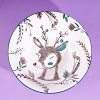 8 inch soup bowl - Deer (Premium grade)