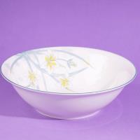 8 inch soup bowl - Dendrobium (Premium Grade)