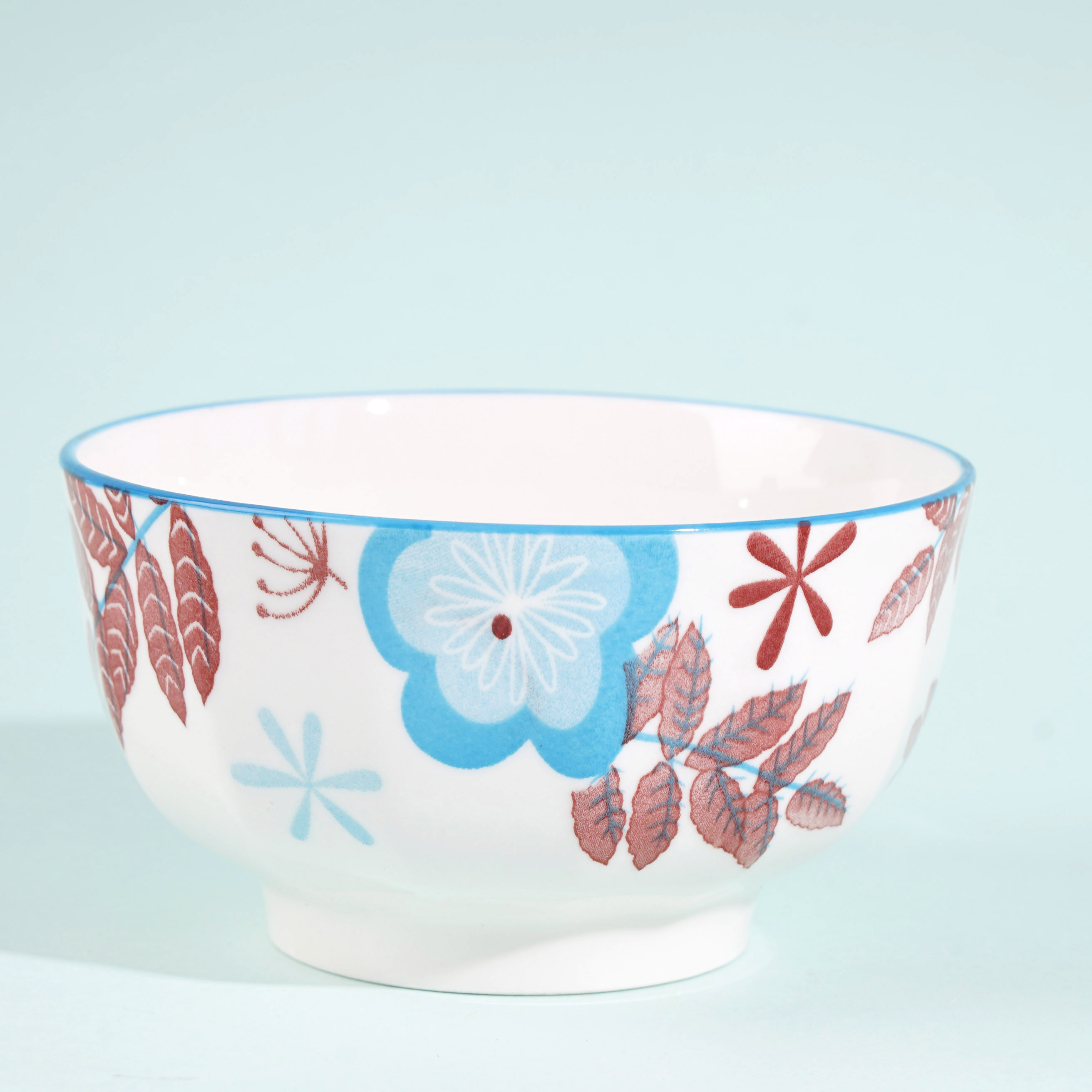 5-inch Fuli bowl - Blue Autumn Color