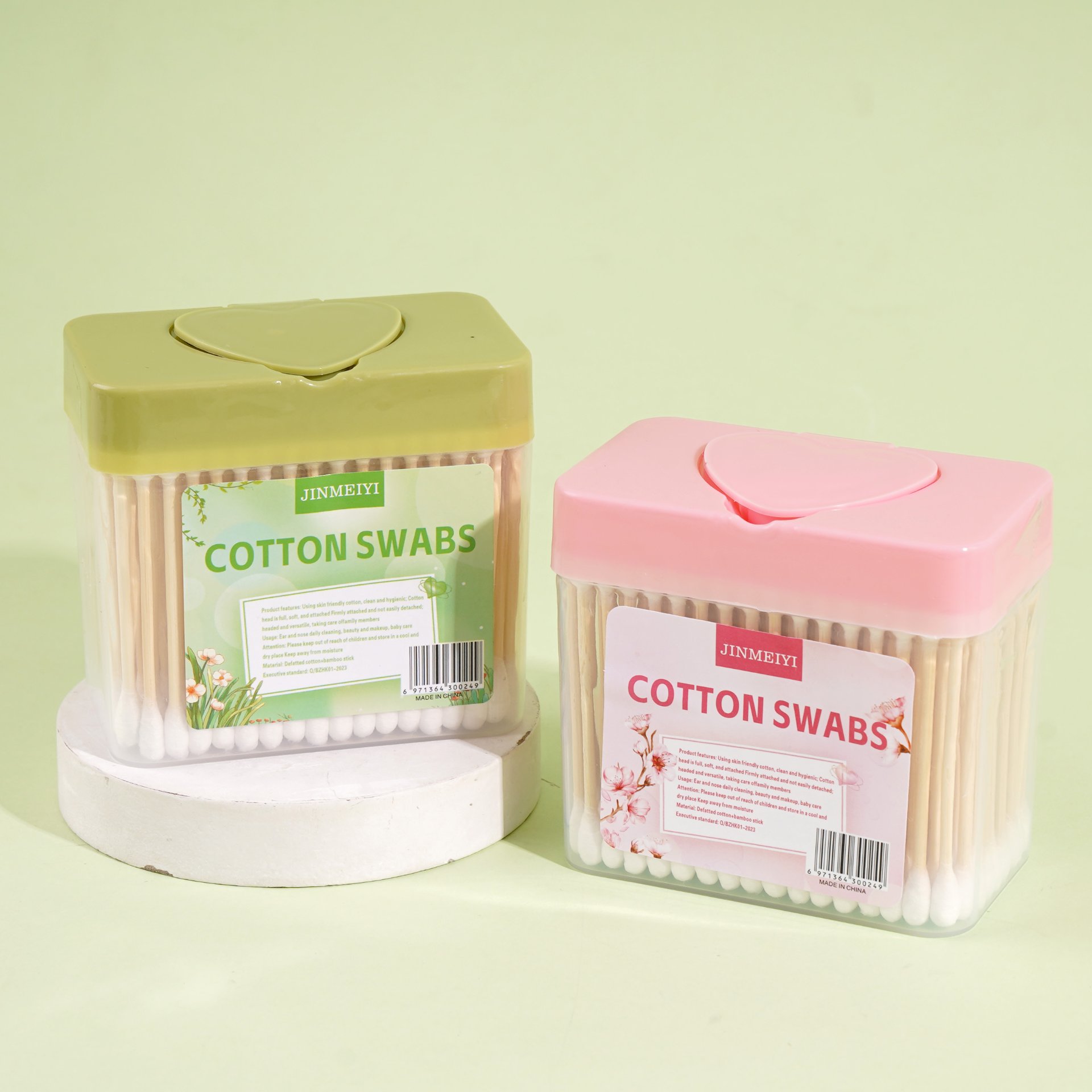 爱心方盒双头棉签