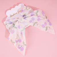 碎花珍珠绉布飘带鸭夹