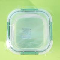 صندوق تخزين زجاجي مربع سعة 800 مل، JH-1612.