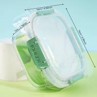 صندوق تخزين زجاجي مربع سعة 800 مل، JH-1612.