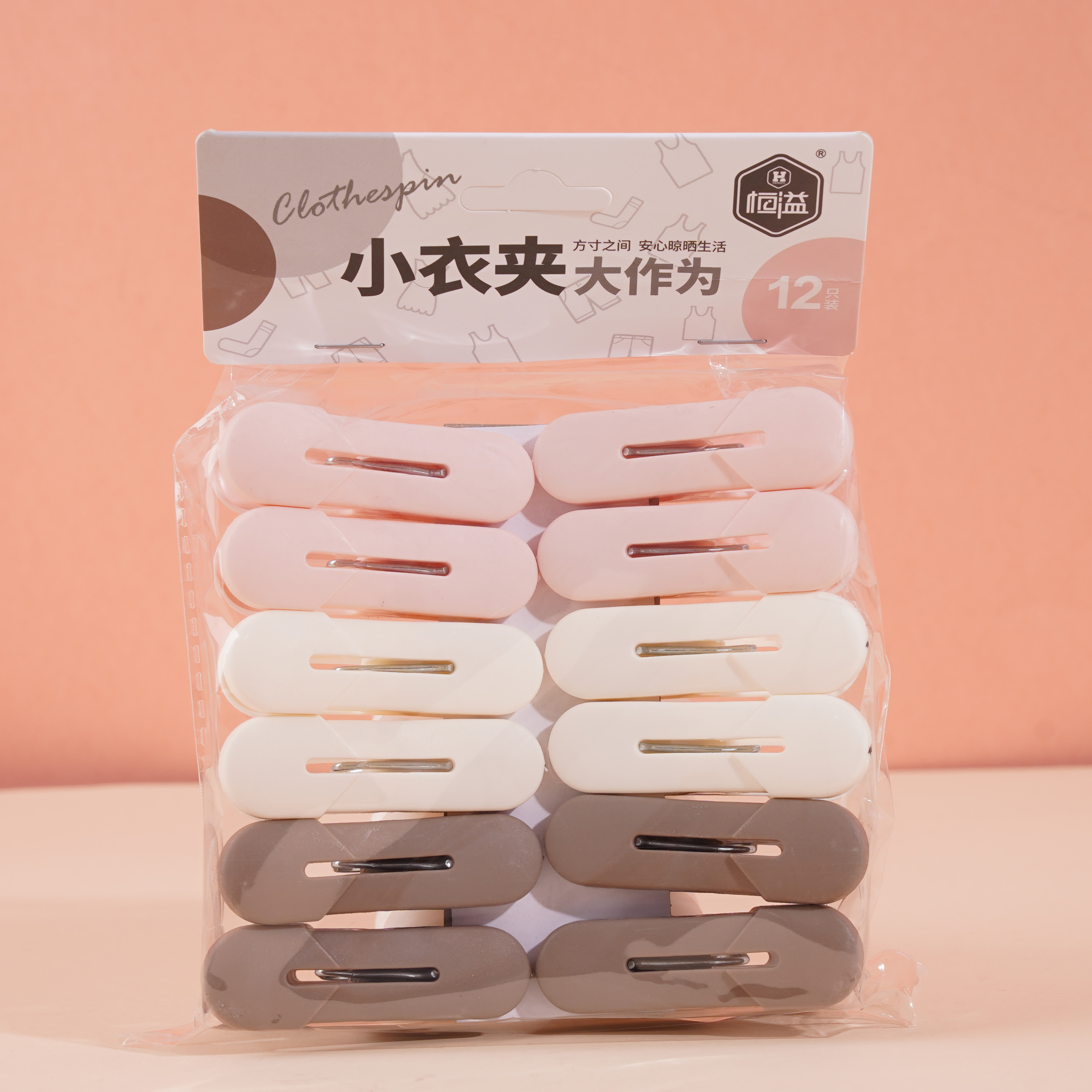 HY-1681精美衣夹12个