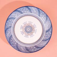 8 inch cheese plate - Blue and White Porcelain