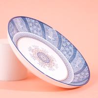 8 inch cheese plate - Blue and White Porcelain