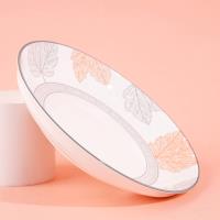 8 inch fruit plate - Maple Leaf