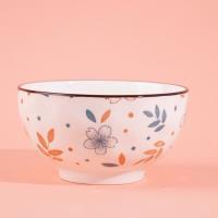 4.5-inch stone-patterned bowl - Jade Flower Falling Leaves