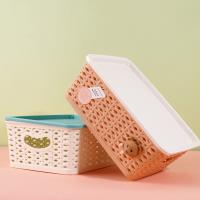 Le panier de rangement à l'effigie d'un petit ours QY-6333