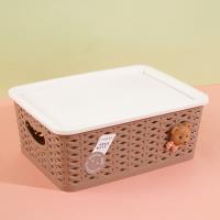 Le panier de rangement à l'effigie d'un petit ours QY-6333