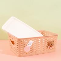 Le panier de rangement à l'effigie d'un petit ours QY-6333