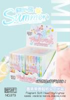 979-6 Quwu She Super Soft-Head Fluorescent Pen.