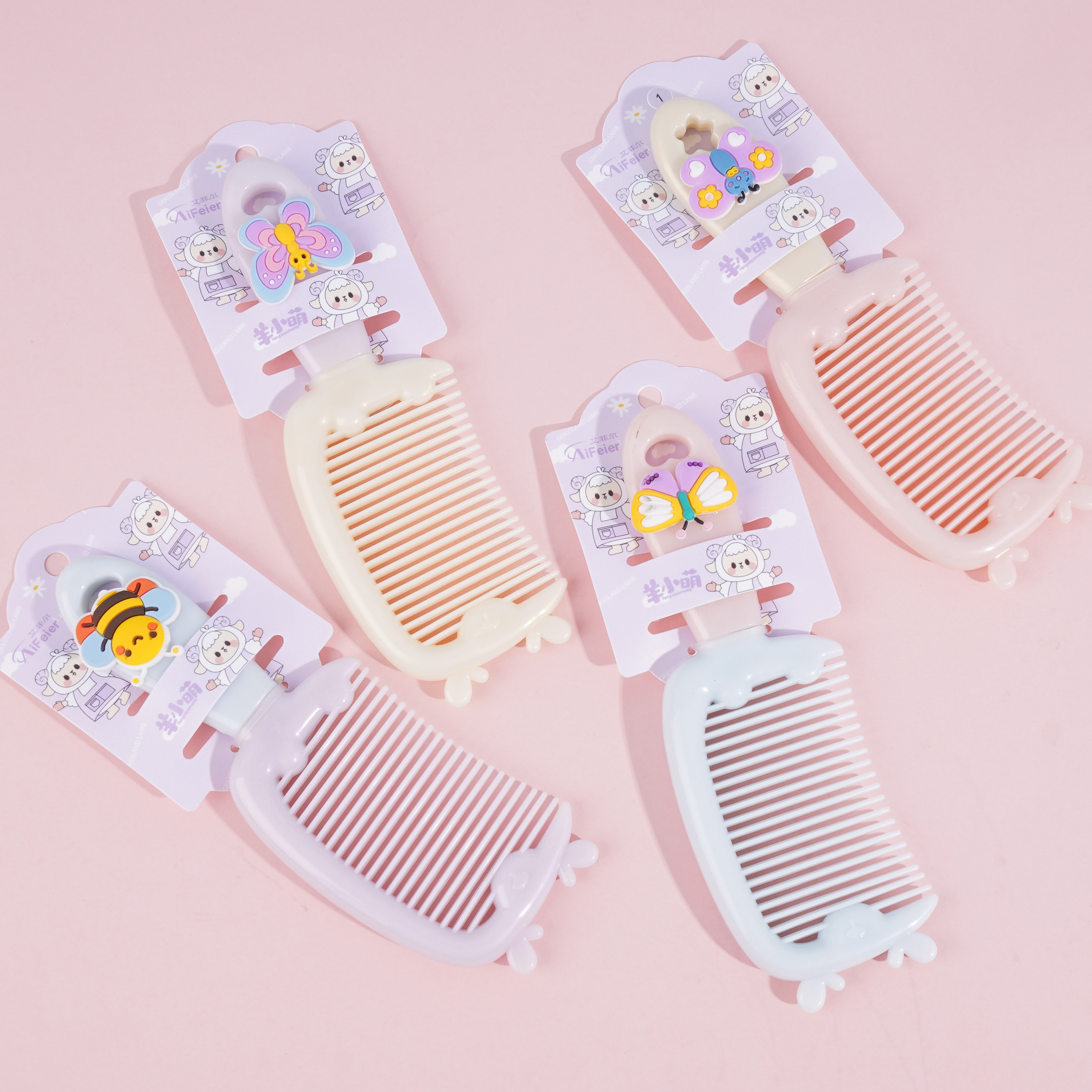 1559 Butterfly Pendant Card Comb