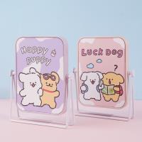 25062 Miroir de table avec support en fer forgé chinois