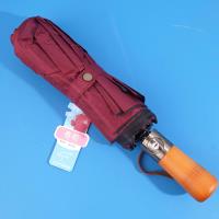 Spring and Umbrella 4126 58*60K Solid Wood Automatic Window-Breaking Umbrella