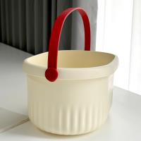 سلة الاستحمام TD-1007 المصنوعة من السكر بلون الأحمر.