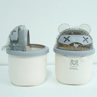 La poubelle de bureau en forme d'ours de dessin animé LD-250