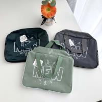 NL-071(large) sac de toilette avec un visage souriant