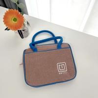 حقيبة التخزين العازلة NL-351 مع سحاب متباينة الألوان.