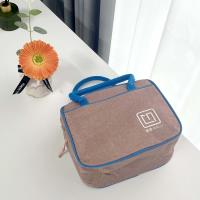 حقيبة التخزين العازلة NL-351 مع سحاب متباينة الألوان.