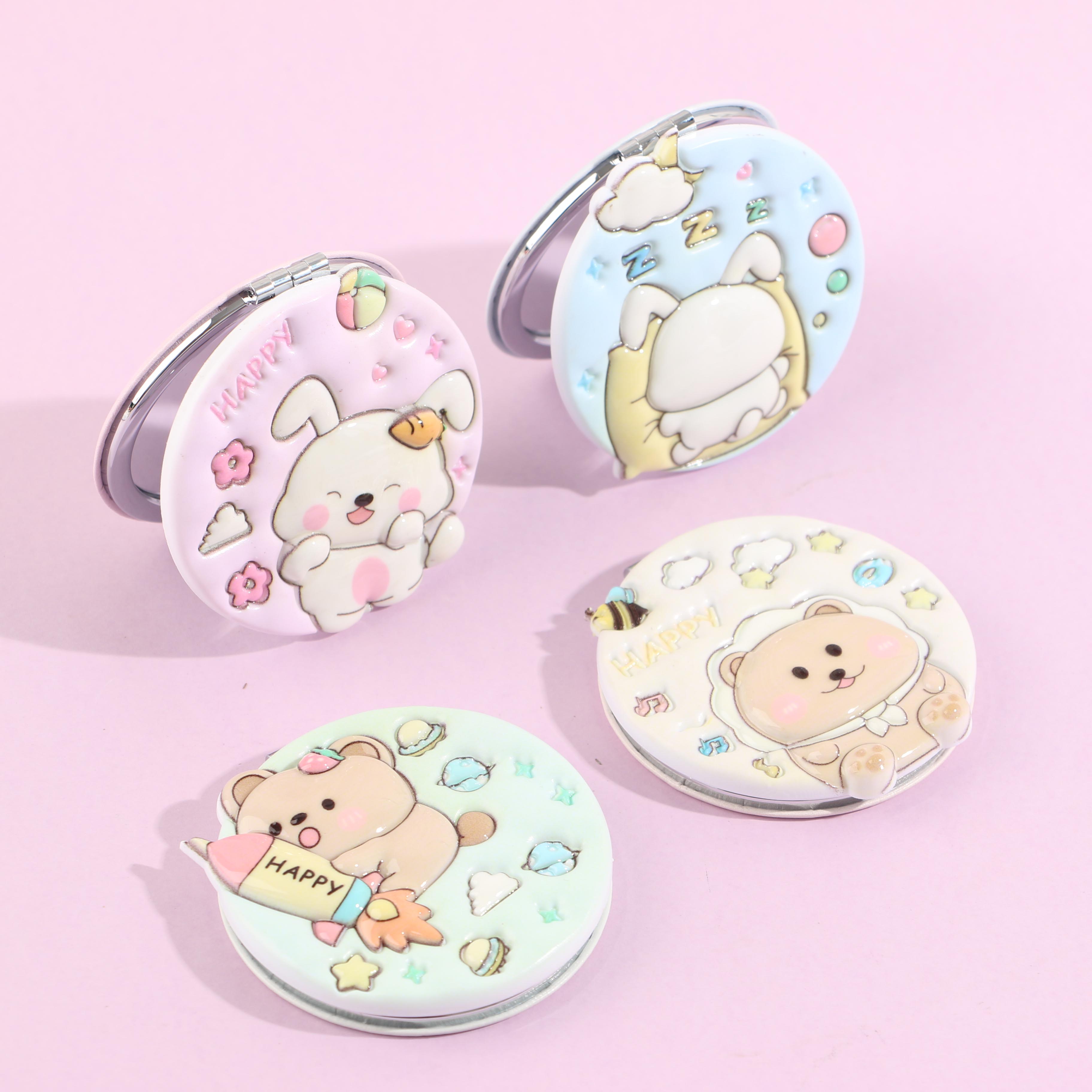 2664 circular 3D stereoscopic double-sided mirror