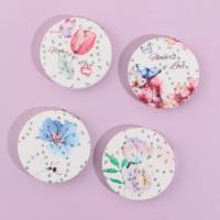 1005 Large Round Fashion Eyeglasses - Sparkling Diamonds