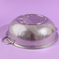 22.5cm双耳密孔篮(带脚)