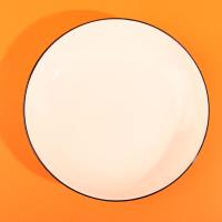 8 inch vertical striped plate