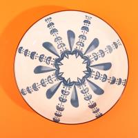 8.3-inch dinner plate - Blue Crystal