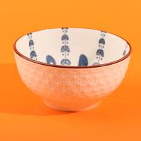 5-inch Snowflake Bowl - Blue Crystal