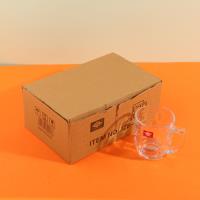 The JZB-150 small pineapple-shaped glass cup from Jingyuan