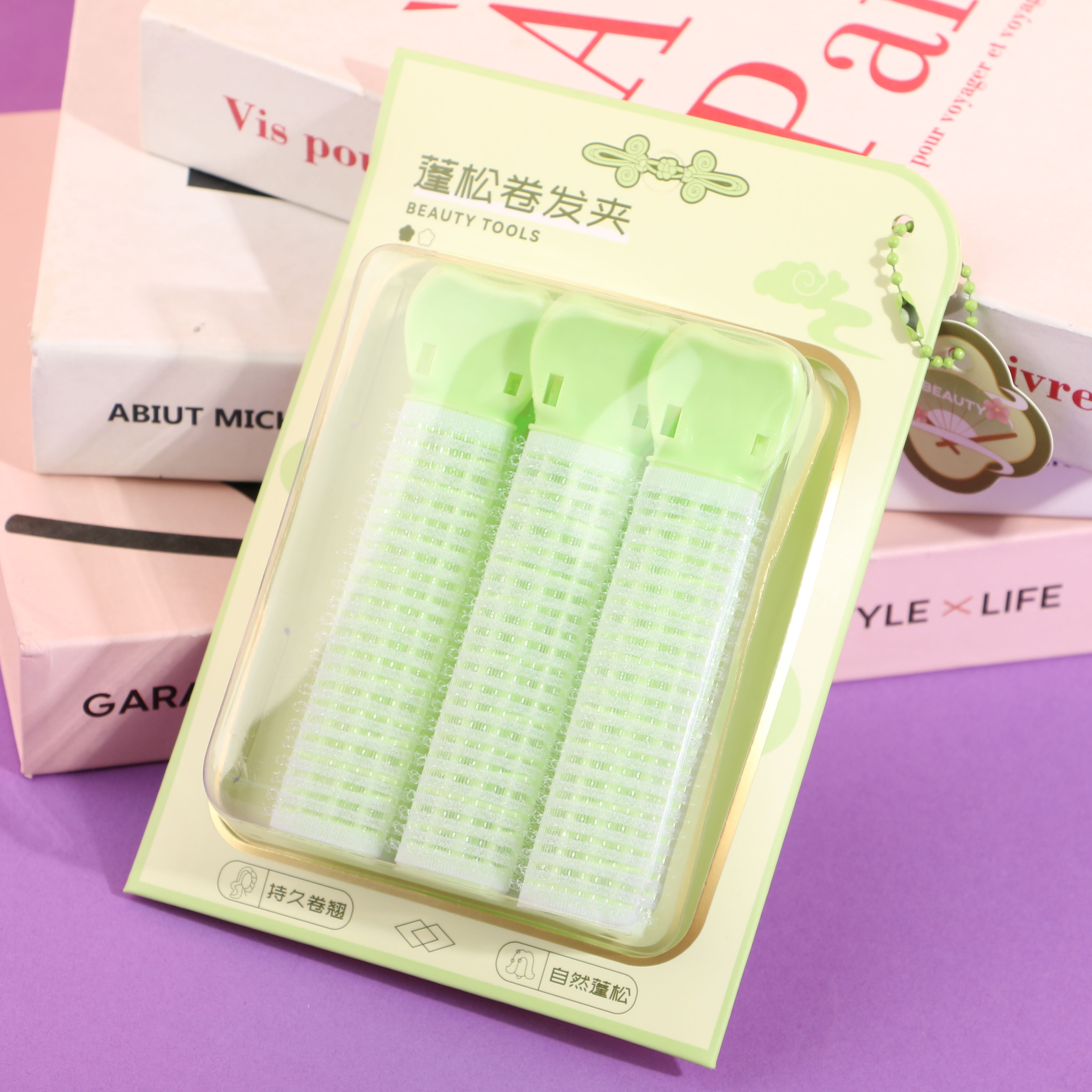 EMS-153国风系列蓬松卷发夹