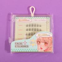 ماسكارا عيون EMS-384 للفتيات المحبوبات (36 رموش) مناسبة للأشخاص كسولين وتحتوي على تصميم زهرة صفراء جميل.