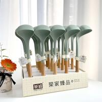 QF-RC4285 Rongcheng - Wooden Handle Silicone Spoon