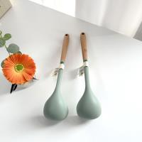 QF-RC4285 Rongcheng - Wooden Handle Silicone Spoon