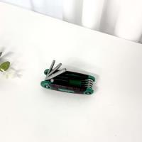 8-Piece Folding Wrench Set with Pentagon Design