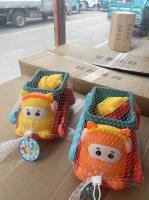 889 Cartoon Kitten Beach Car