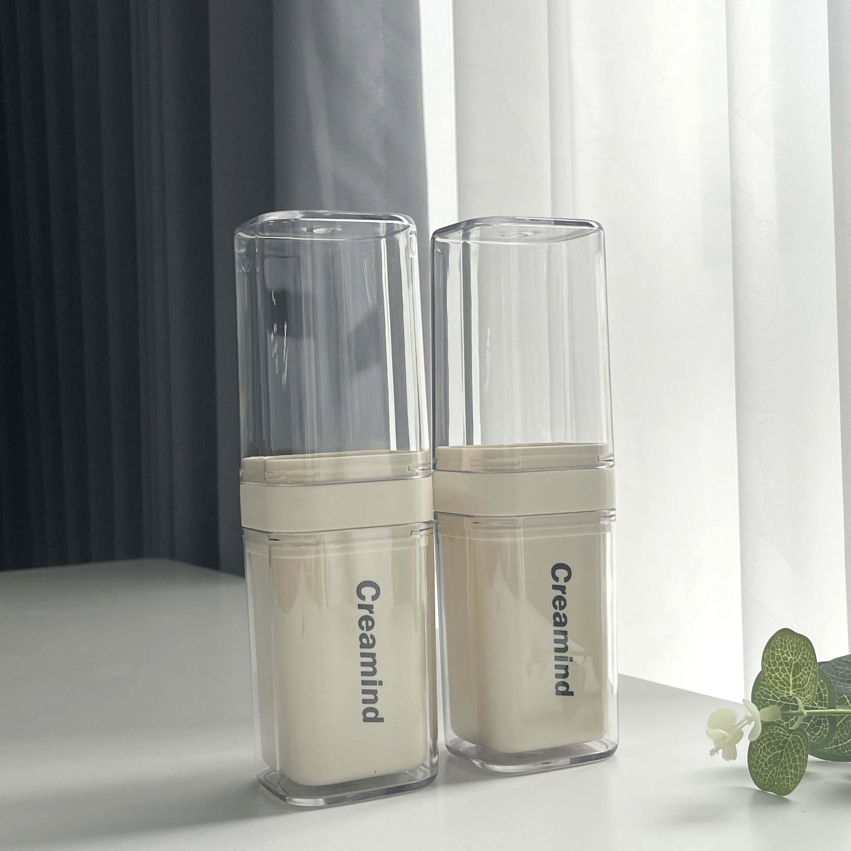 مجموعة من صندوقين لأدوات الأسنان بأسلوب كريمي، Y-8587