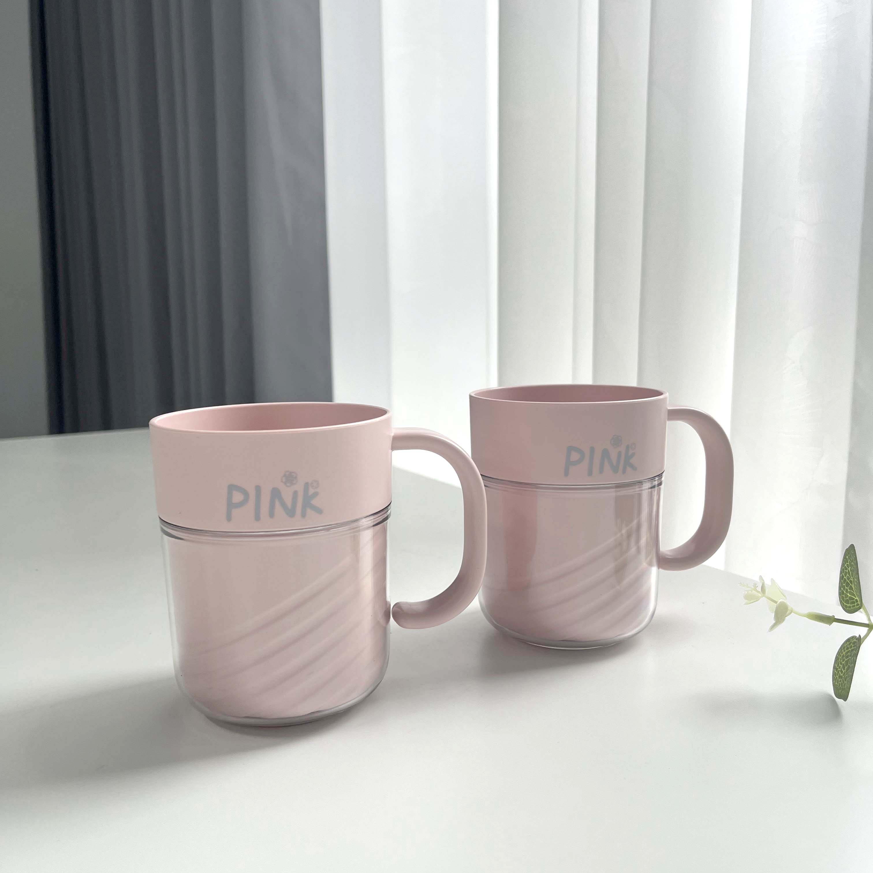 TH-9622 Pink Elegance Double Cup Set