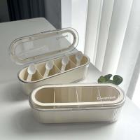Y-8583 Cream-Colored Powder Brush Storage Box